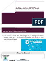 Blockchain and Financial Institutions