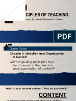 Principles of Teaching: Prepared By: Fredd Sherwin N. Panim