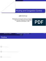 Introduction To Routing and Congestion Control: John C.S. Lui