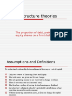 Capital Structure Theories: The Proportion of Debt, Preference and Equity Shares On A Firm's Balance Sheet