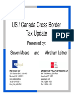Cross Border Issues