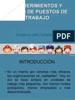 Requerimientos y Diseños de Puestos de Trabajo