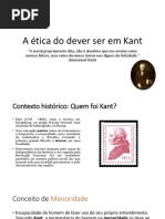 Ética Kantiana