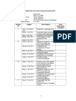 Formulir Kegiatan Harian Mahasiswa