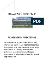 Manajemen Puskesmas