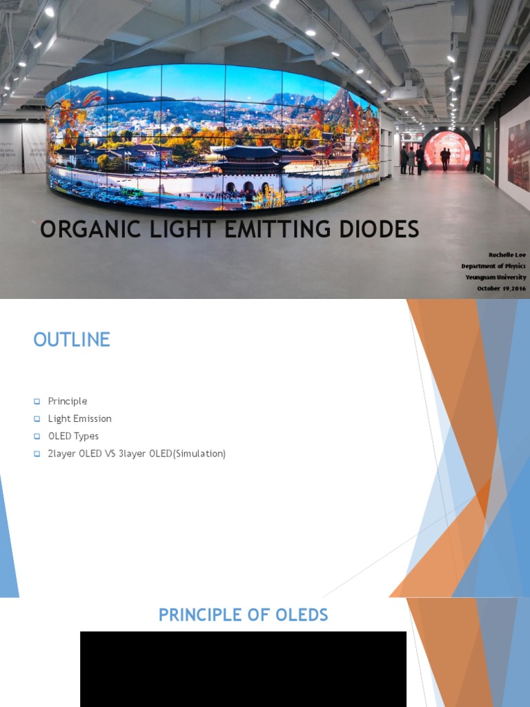 Understanding Organic Light Emitting Diodes | PDF | Oled | Band Gap