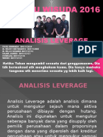 Tugas MK 2013 Analisis Leverage