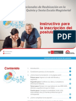 Instructivo Para La Inscripcion de Postulantes