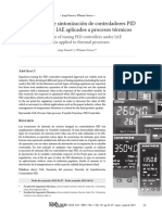 Optimización de sintonización de controladores PID bajo el criterio IAE aplicados a procesos térmicos