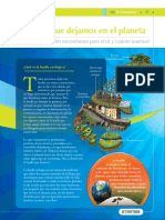 La huella ecológica y el consumo insostenible