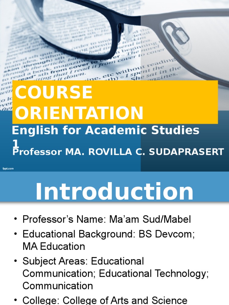 English for Academic Studies Syllabus | PDF | Reading Comprehension ...