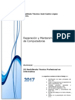 Evaluacion de Mantenimiento y Reparacion de Computadoras