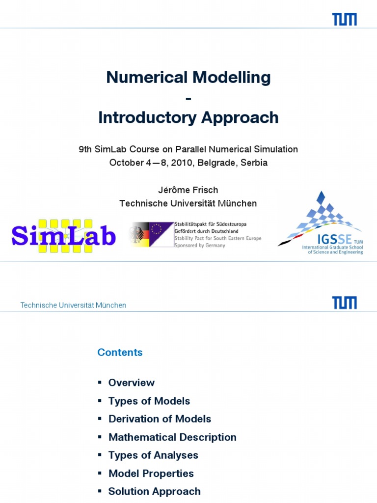 Numerical Modelling in Engineering | PDF | Computer Simulation ...