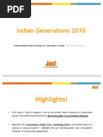 Juxt Indian Generations Segmentation Study 2010