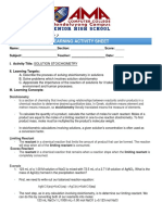 Learning Activity Sheet: General Chemistry 2 - W - 7