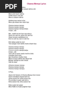 Welcome Tune List | PDF | Hindi Language Media | Bollywood