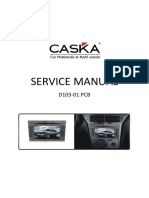 Caska Ca3630 Car Multimedia Service Manual