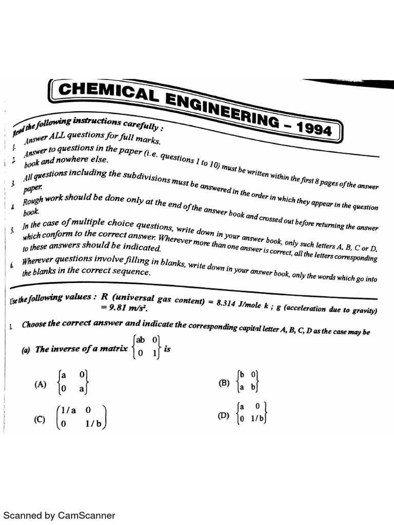 Gate 1994 PDF | PDF