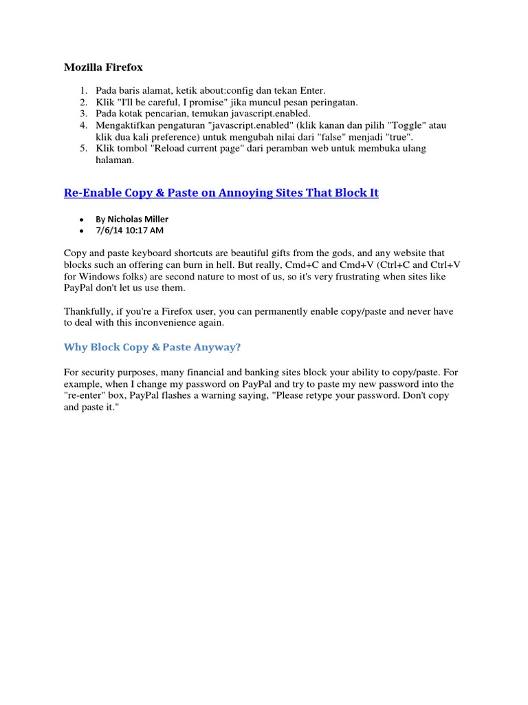 Enable Java Script | PDF | Firefox | Java Script