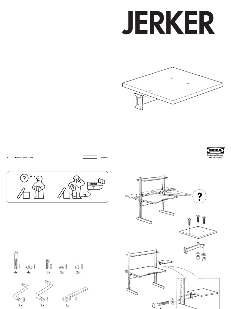 IKEA Jerker Workstation PDF