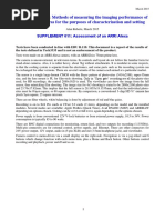 Methods of Measuring The Imaging Performance of Television Cameras For The Purposes of Characterisation and Setting