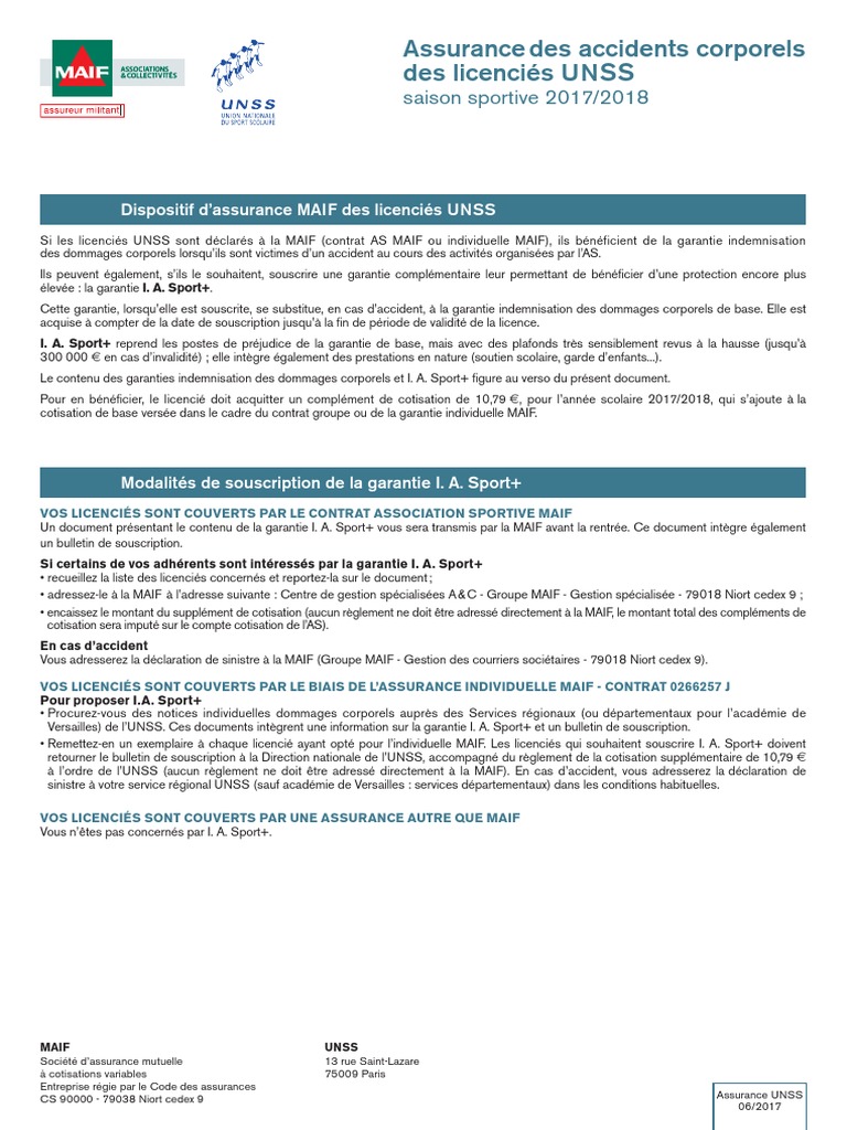 Groupe Maif Service Sinistre 79018 Niort Cedex 9