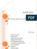 GATE-2011: Graduate Aptitude Test in Engineering