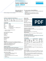 Sandvik 2RE69: Austenitic Stainless Steel