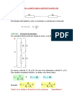 Gruparea Rezistoarelor, Divizorul de Tensiune Și Curent PDF