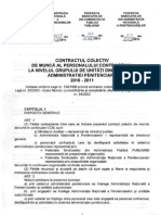 Contract Colectiv de Munca Pentru Personalul Contractual Din Sistemul Administratiei Penitenciare 13.08.2010