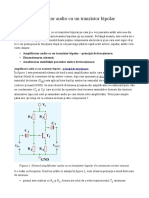 Amplificator Audio Cu Un Tranzistor Bipolar PDF