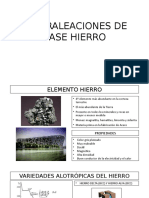 Superaleaciones de Base Hierro