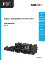 Regulator Temperatura E5 - C Users Manual