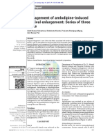 Management of Amlodipine-Induced Gingival Enlargement: Series of Three Cases