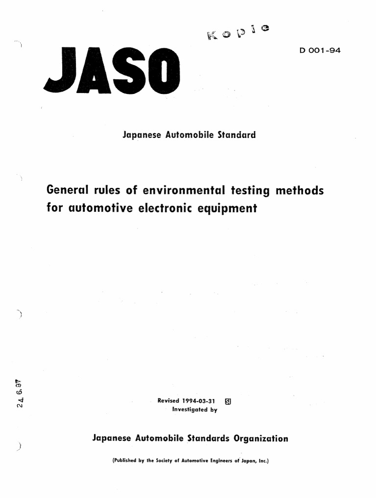 Jaso D001-94 | PDF