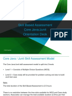 CoreJava Junit Profiling Orientation