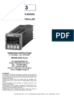 Microprocessor-Based Digital Electronic Controller: Operating Instructions Tecnologic S.P.A