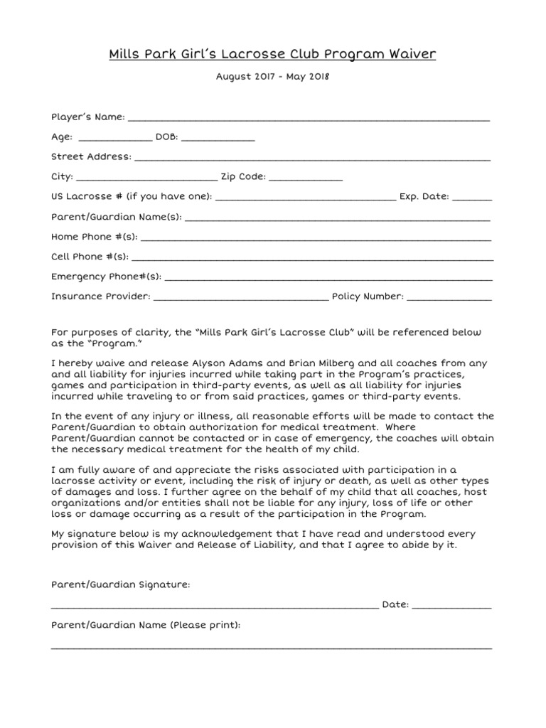 Mills Park Lax Waiver 4 PDF