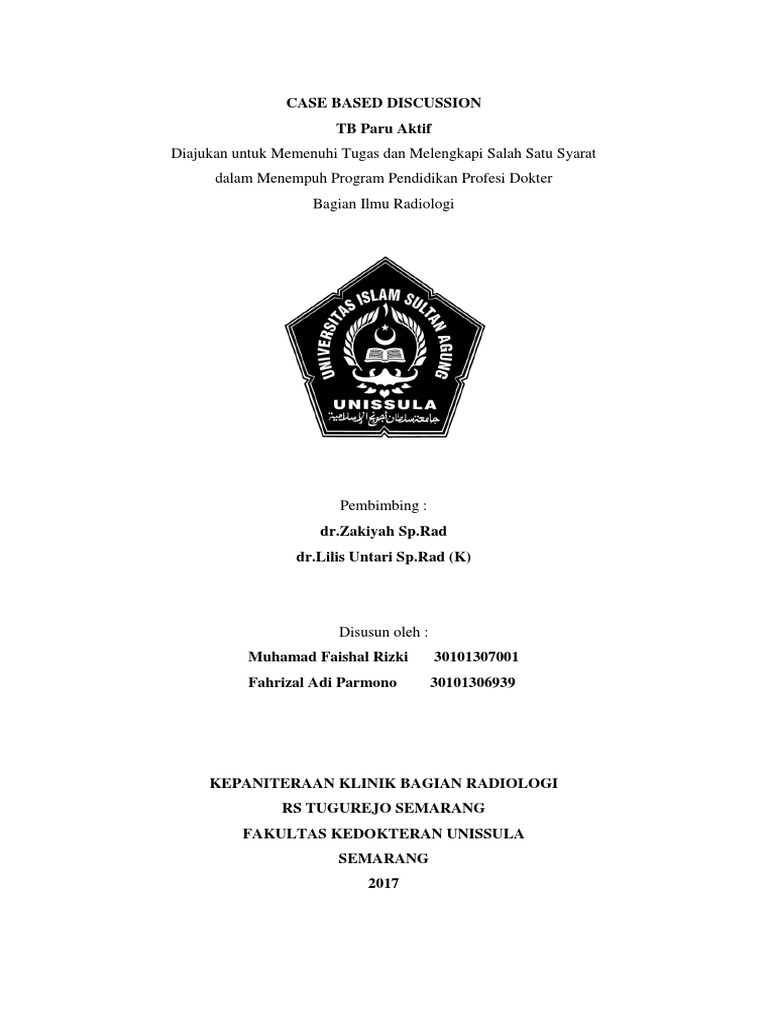 Case Based Discussion Radiologi - Faishal Fahri | PDF