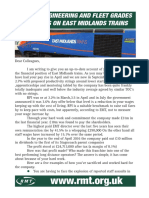 East Midlands Trains engineering members letter