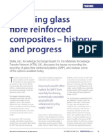 2013 - Recycling Glass Fibre Reinforced Composites - History and Progress