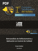 (M) Retroanalisis de Deflectometria y Aplic. en Control de Calidad - Erwin Kohler PDF