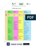 SSC CGL Study Plan for Tier I 2017