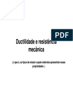 Ductilidade Resistência Materiais