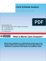 Monte Carlo Schedule Analysis: The Concept, Benefits and Limitations