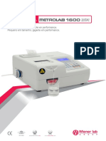 Folleto Metrolab 1600 DR 