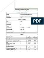 Cuadro Resumen de Resultados de Ensayos de Mecanica de Suelos