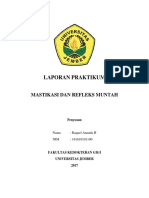 Laporan Praktikum Fisiologi (Menelan Dan Refleks Muntah)