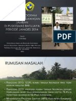 PPT Evaluasi Jamban Puskesmas Batujaya