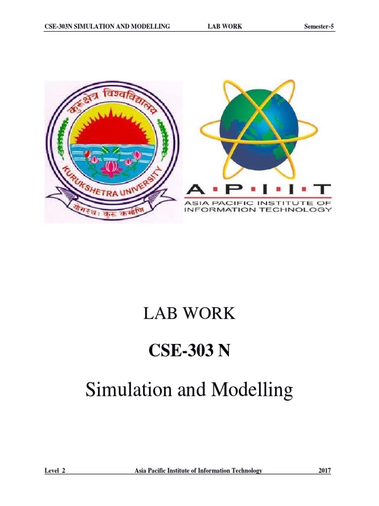 Simulation and Modelling: Lab Work | PDF | Career & Growth | Technology ...